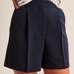 Abercrombie High Rise Tailored Shorts